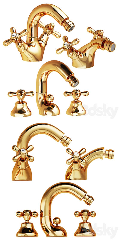 Nicolazzi Nuova Brenta faucets for bidets